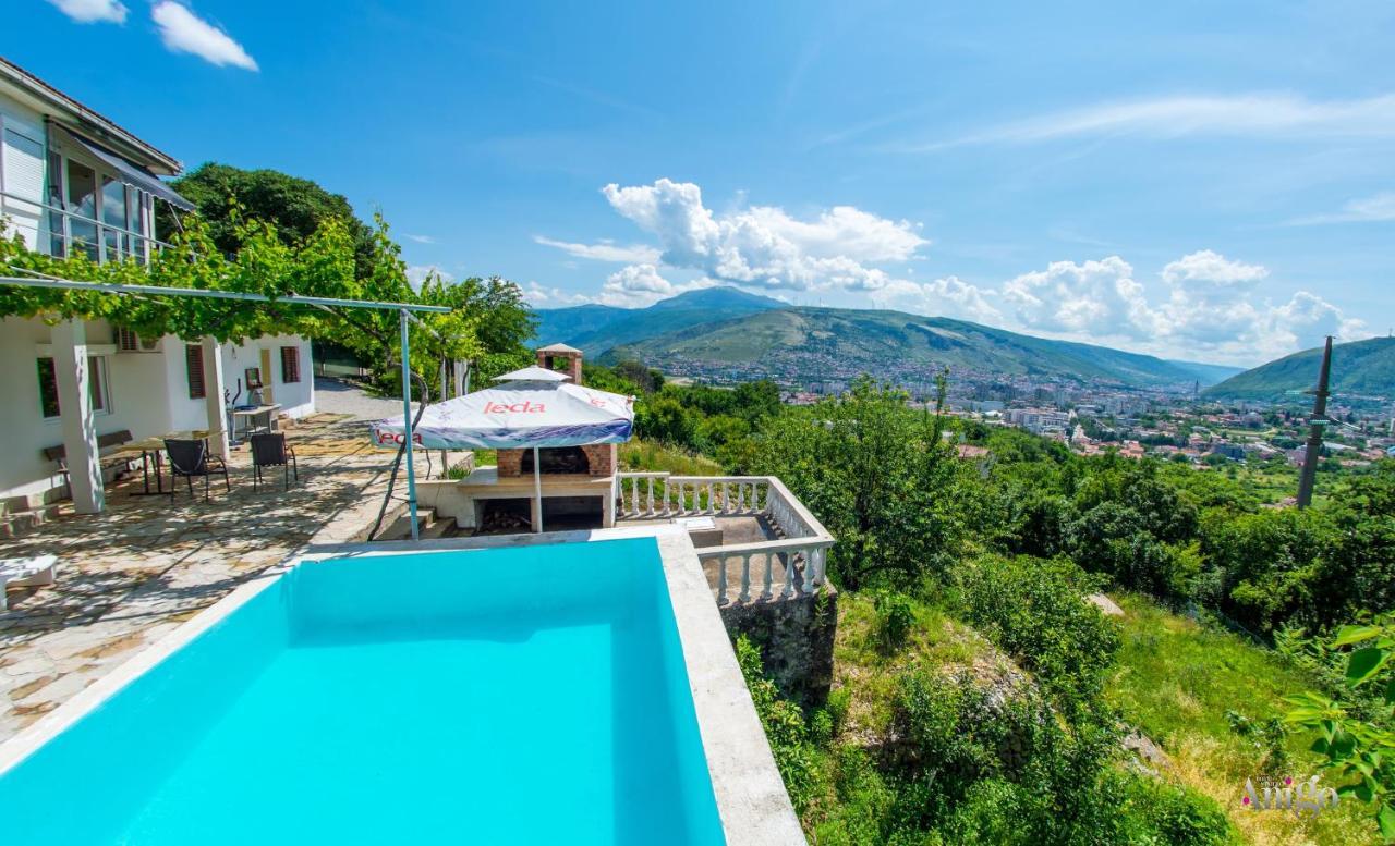 Perfect View Of Mostar - With Swimming Pool Buitenkant foto